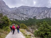 Start der nächsten Wanderung am Ortsrand von Veliko Brdo